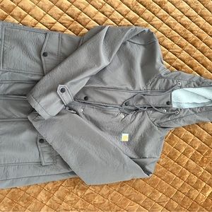 Carhartt Gray Jacket with Hood